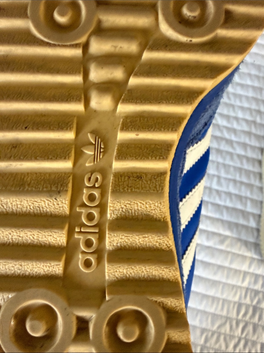 adidas SL 72 Blue with White Stripes and Red Accent - Picture 6 of 7